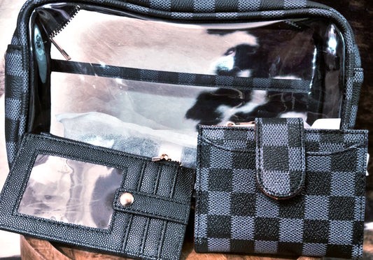 Checkered Stadium Bag